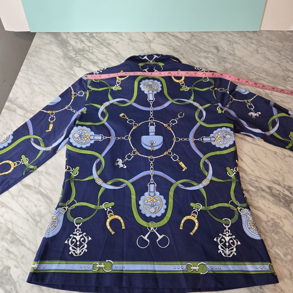 J MCLAUGHLIN EQUESTRIAN MOTIF TOP - Picture 5 of 8